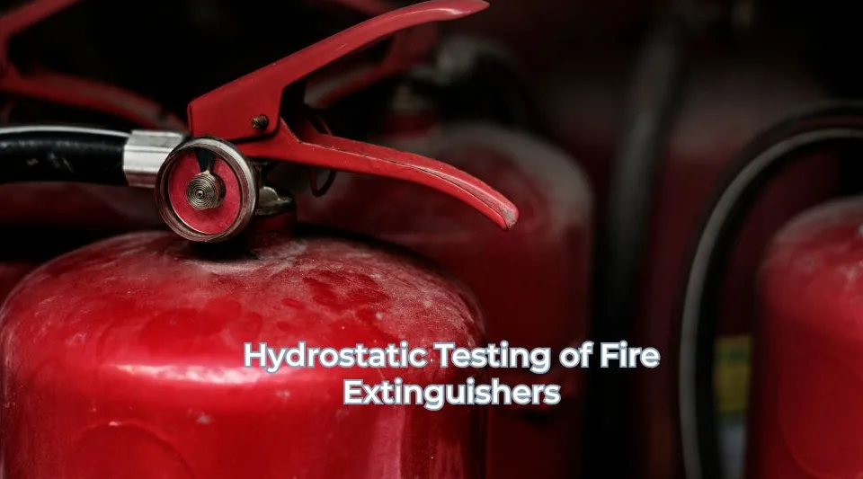 What is the hydrostatic test of a fire extinguisher